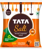 Tata Salt 1 Kg iodized salt pack for daily cooking