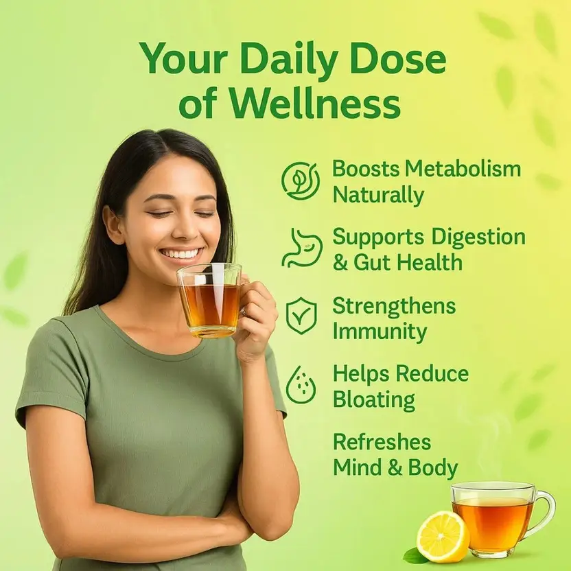 NeutriOne Green Tea Honey & Lemon – 25 Tea Bags | Refreshing & Antioxidant Rich - Image 4