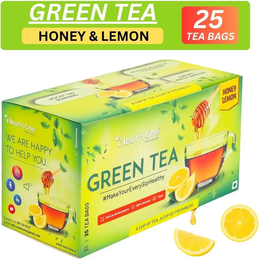 NeutriOne Green Tea Honey & Lemon – 25 Tea Bags
