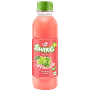 Paper Boat Swing Plus Yummy Guava 270ml pink juice bottle