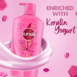 Sunsilk Lusciously Thick & Long Shampoo enriched with Keratin Yogurt
