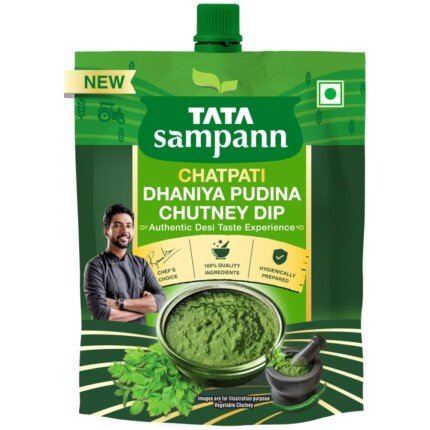 Tata Sampann Chatpati Dhaniya Pudina Chutney Dip Pouch