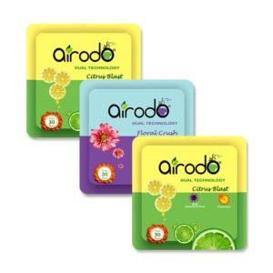 Airodo Bathroom Fragrance Pack of 3 – Long Lasting Air Freshener