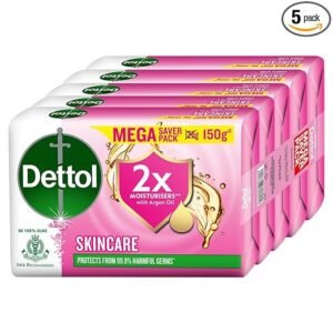 Dettol Skincare Soap 10 Pack 150g bars with Argan Oil