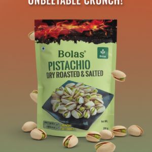 Bolas Pistachio dry roasted and salted 200g crunchy California pistachios