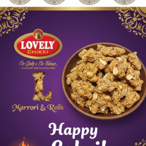 Lovely Chikki Marrori & Rolls peanut and sesame traditional sweet for Lohri celebration