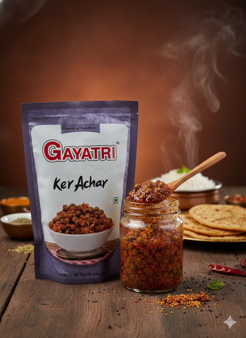 Gayatri Ker Achar – Traditional Rajasthani Spicy Ker Pickle