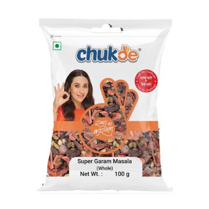 Chukde Super Garam Masala Whole 100g pack whole spices mix