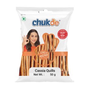 Chukde Cassia Quills 50g pack whole cinnamon sticks