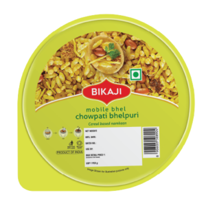 Bikaji Mobile Bhel Chowpati Bhelpuri – Ready to Eat Namkeen Cup