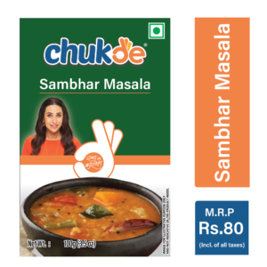 Chukde Sambhar Masala 100g pack premium South Indian spice mix