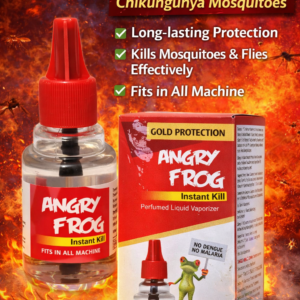Angry Frog Instant Kill Liquid Vaporizer refill 45ml mosquito killer fits in all machines