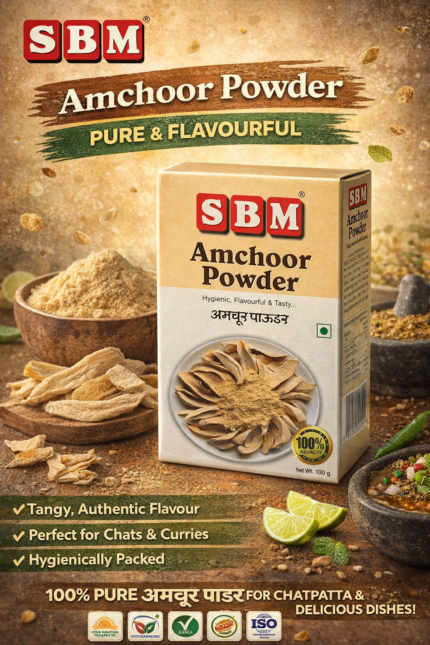 SBM Amchoor Powder 100g – Pure Dry Mango Powder Spice for Cooking