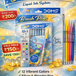 DOMS Brush Pens Set – Now Only ₹150 (Save ₹50!)