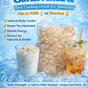 Gond Katira edible gum crystals for summer drink soaked in water used in milk and sharbat for cooling effect