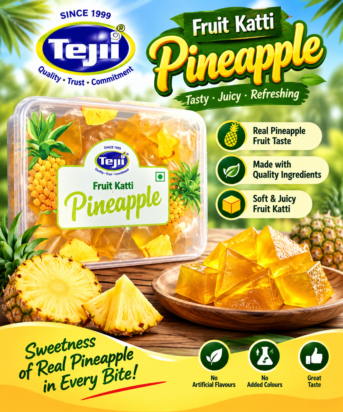 Tapi Fruit Katli Pineapple – 250 g Tapi Fruit Katli Pineapple – 250 g