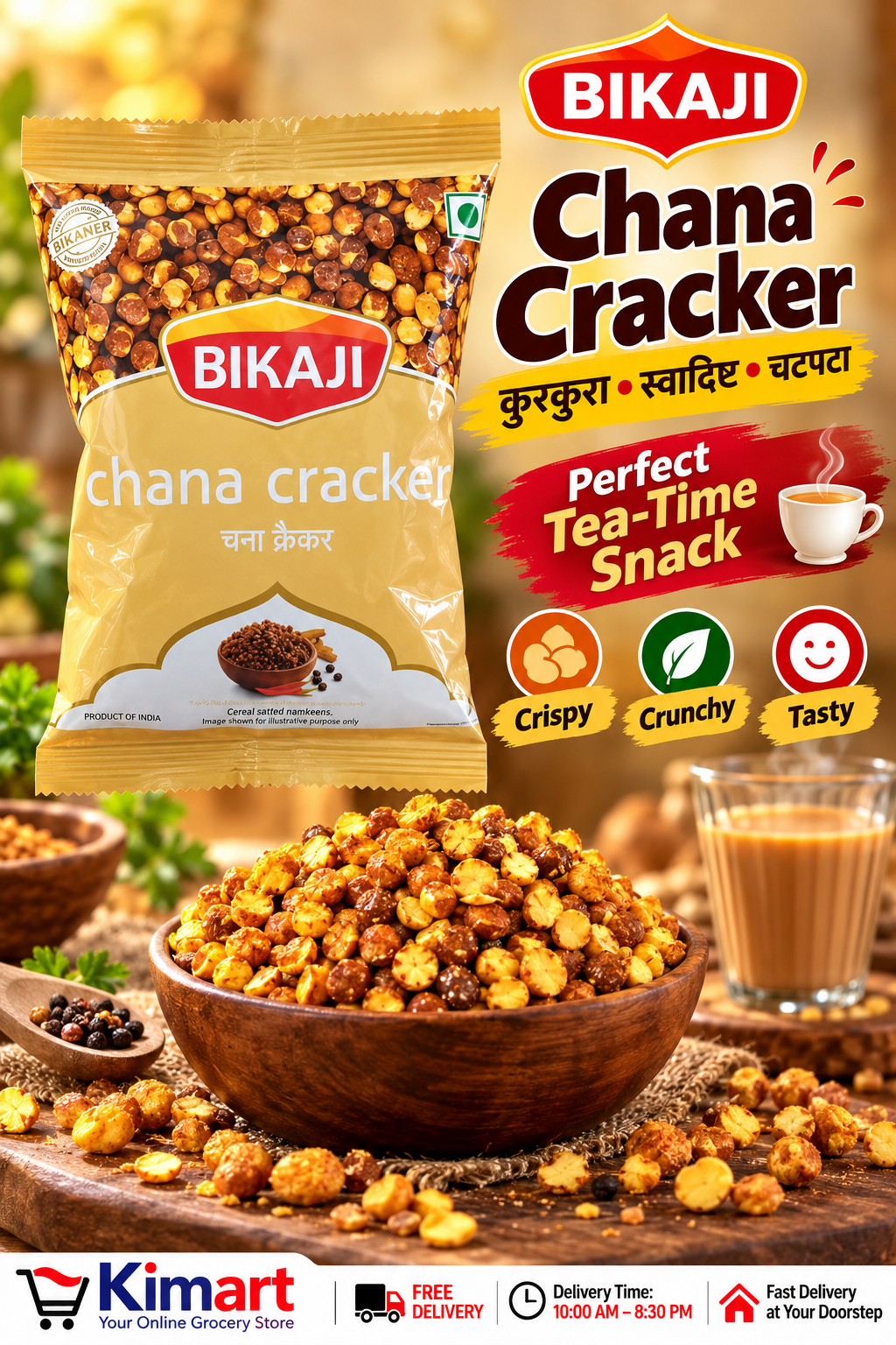 Bikaji Chana Cracker Tea-Time Bikaji Chana Cracker Tea-Time
