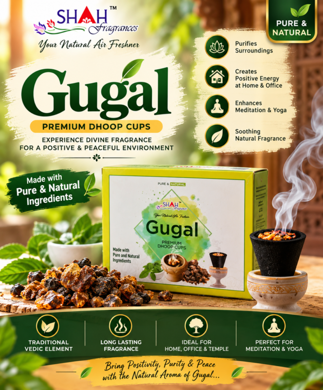 Shah Gugal Premium Dhoop Cups
